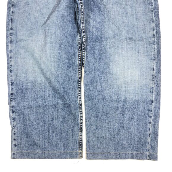 Levis 550 Light Wash Blue Denim Jeans Pants Bottoms Mens size 38x24 B33 - Picture 2 of 8